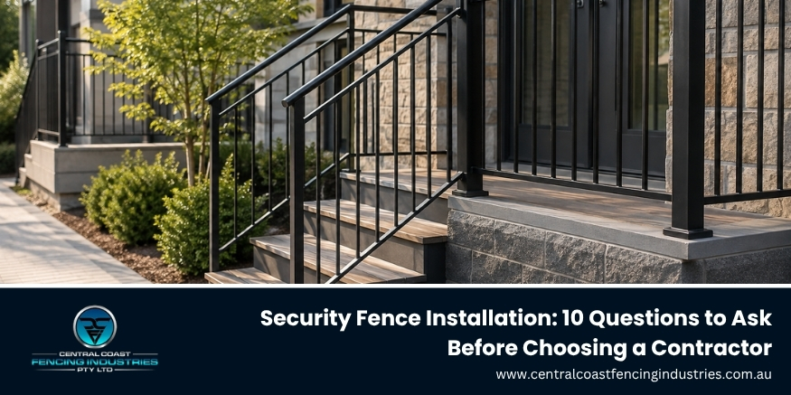 Security Fence Installation: 10 Questions to Ask Before Choosing a Contractor